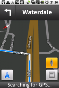 Nav16 - Directions List - Map point on route
