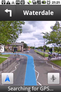 Nav17 - Directions List - StreetView point on route